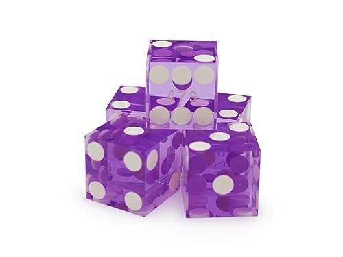 CGS Casino Style Craps Dice Sets - 19mm Professional Grade AAA Serialized Security with Razor Edges - Purple - from CGS - Image 1