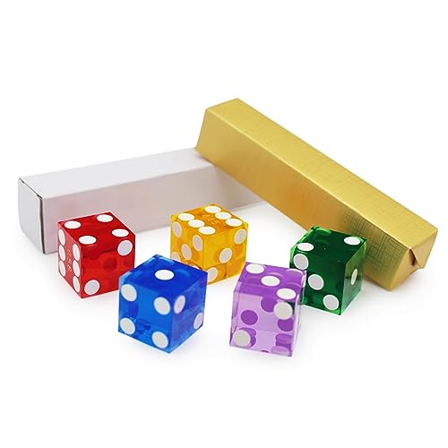 CGS Casino Style Craps Dice Sets - 19mm Professional Grade AAA Serialized Security with Razor Edges - Purple - from CGS - Image 5