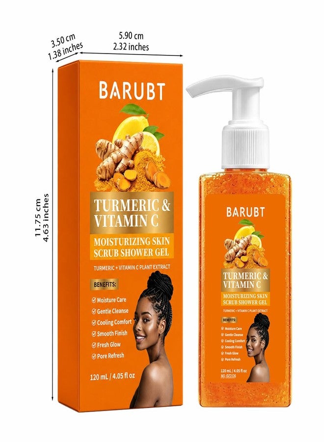 Lucift Turmeric Orange Body Wash, Turmeric body scrub with Exfoliant Formula,Gentle Cleansing Shower Gel Scrub for Hydrating & Moisturizing Daily Cleanser Shower Gel, Unisex (1 Pack*120ml - Image 5