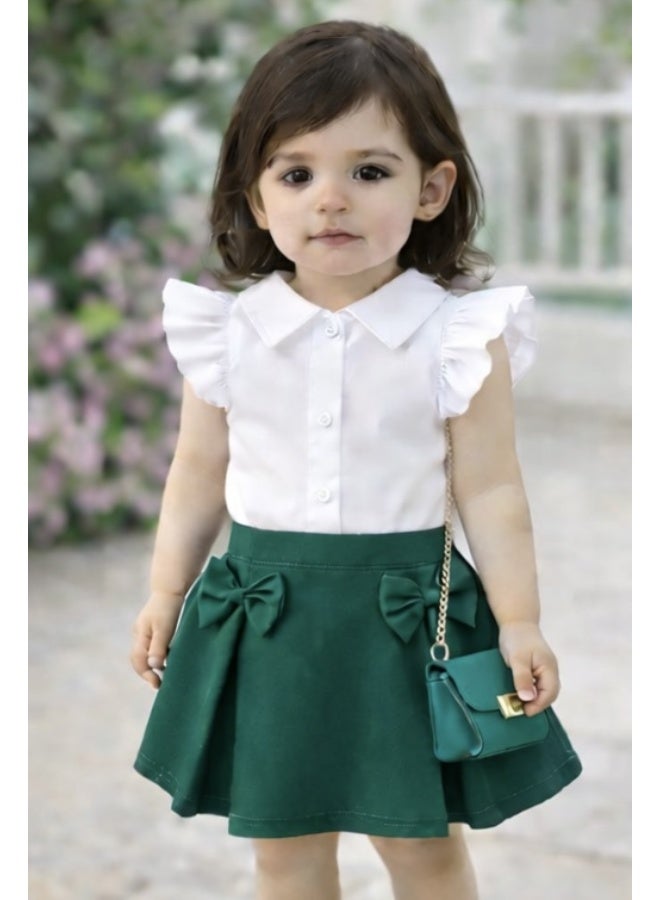 Bold Chic Tiny Twirls Dress for Girls - Image 4