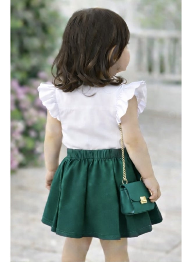 Bold Chic Tiny Twirls Dress for Girls - Image 2
