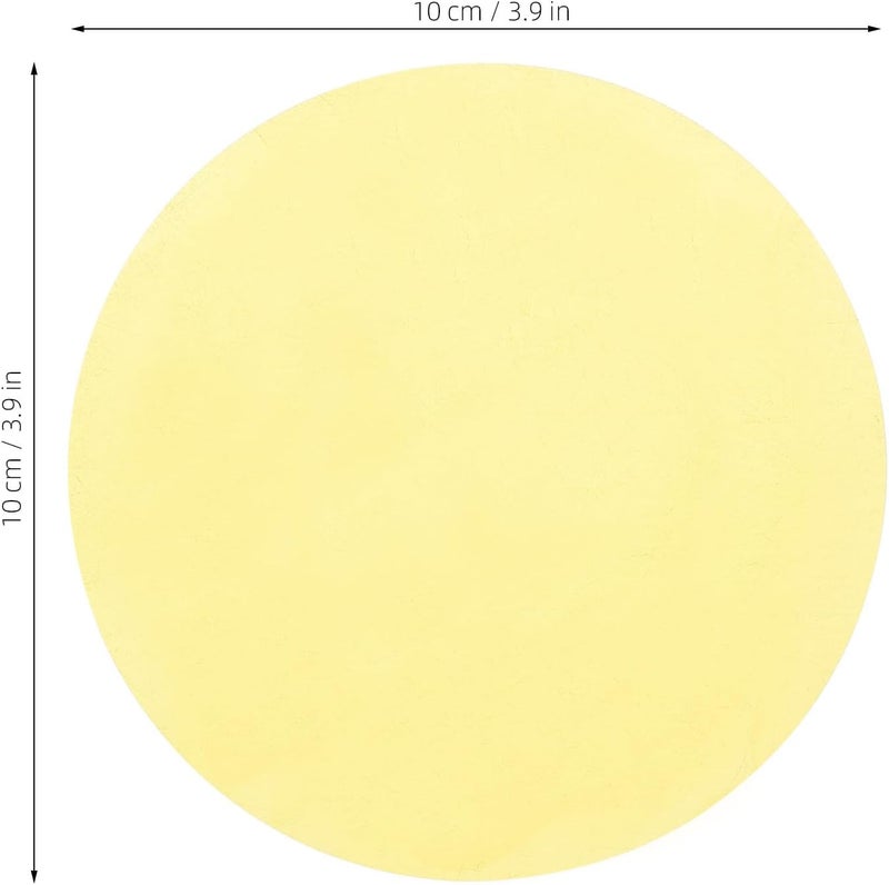 Healifty 10pcs Stage Lighting Gel Filters - 10cm/3.94'' Warm Color Correction Sheets - Round Discs for Spotlights & Strobes - Theater DJ Lighting Color Filters - Image 2