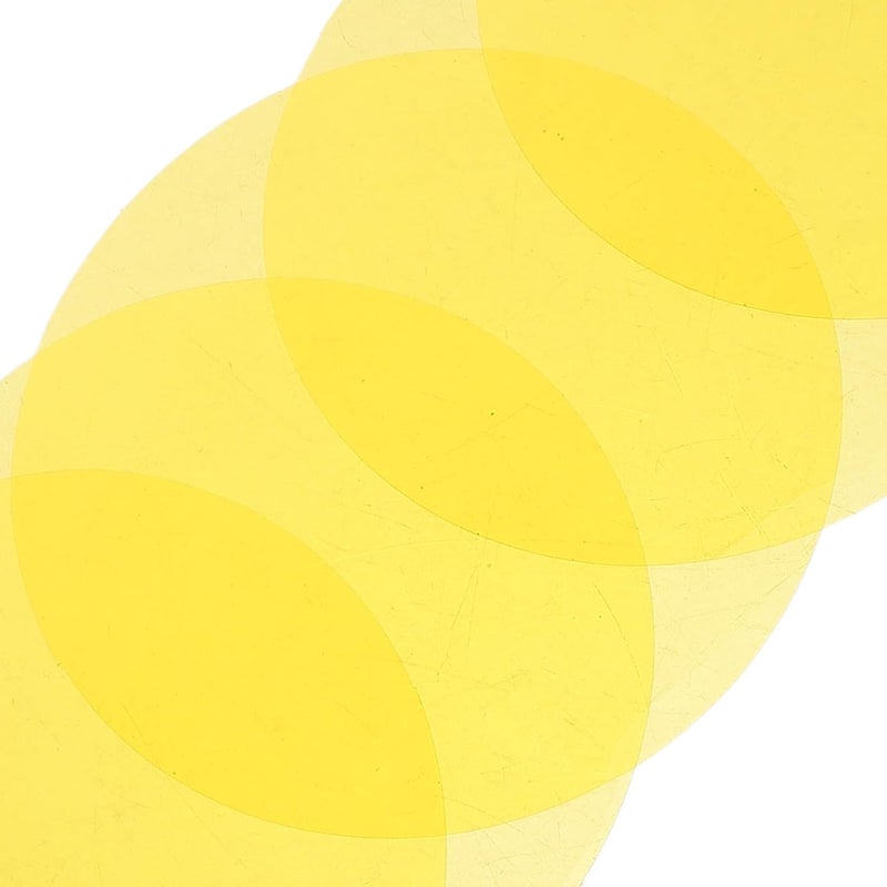 Healifty 10pcs Stage Lighting Gel Filters - 10cm/3.94'' Warm Color Correction Sheets - Round Discs for Spotlights & Strobes - Theater DJ Lighting Color Filters - Image 3