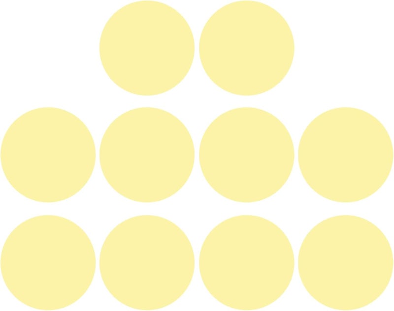 Healifty 10pcs Stage Lighting Gel Filters - 10cm/3.94'' Warm Color Correction Sheets - Round Discs for Spotlights & Strobes - Theater DJ Lighting Color Filters - Image 1
