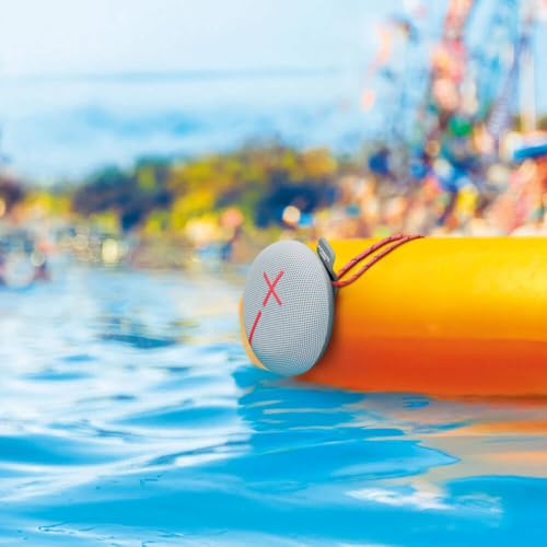 Ultimate Ears MINIROLL Ultra-Portable Waterproof Bluetooth Speaker, Big Bass, IP67 Dustproof, 131 ft Range - Gentle Grey - Image 2