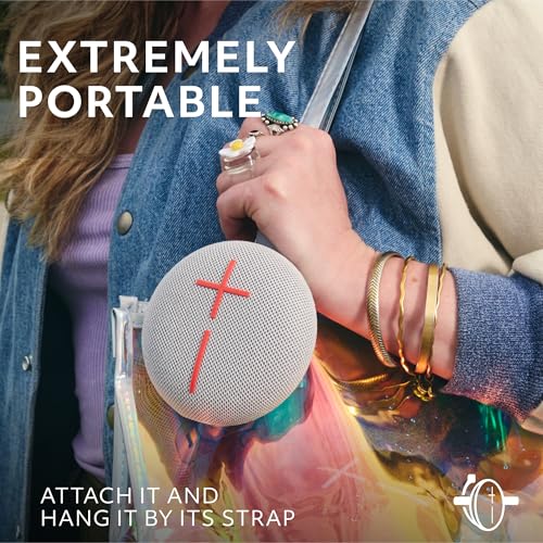Ultimate Ears MINIROLL Ultra-Portable Waterproof Bluetooth Speaker, Big Bass, IP67 Dustproof, 131 ft Range - Gentle Grey - Image 3