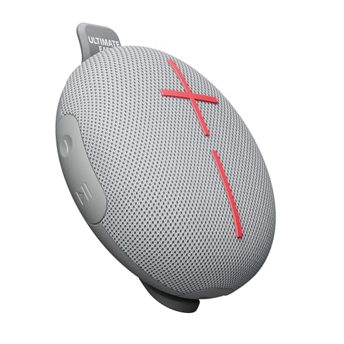 Ultimate Ears MINIROLL Ultra-Portable Waterproof Bluetooth Speaker, Big Bass, IP67 Dustproof, 131 ft Range - Gentle Grey - Image 1