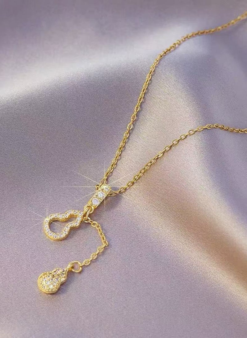 sheBloom SHEBLOOM 3-piece necklace set,a planet pendant necklace, a Plant pendant necklace and a heart-drop style necklace （Gift box giveaway） - Image 4