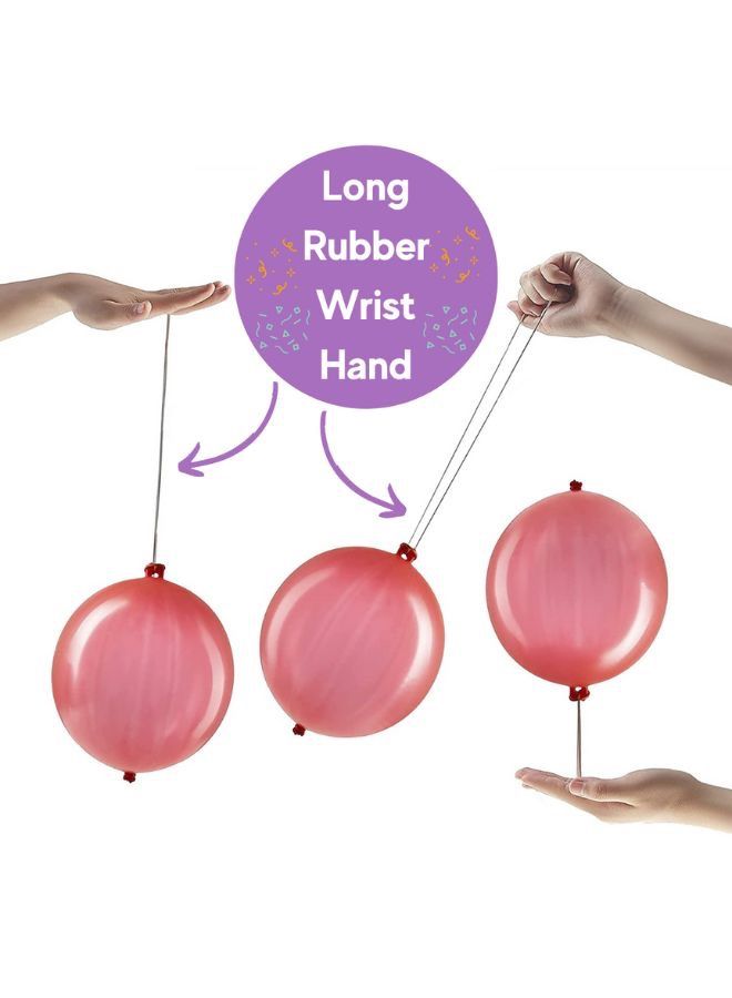 Mumfactory® 25 Large Punch Balloons for Kids | Birthday Balloons | Punch Balloons for Party Bags Fillers for Kids | Assorted Colors - Image 4