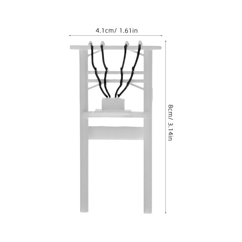 Miniature Pole Model For Landscape Garden Decor For Train Railway Diy Material And Sand Table Scene Accessories - Image 3