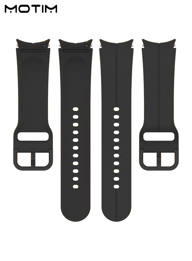 Motim Watch Band 20mm Compatible with Samsung Galaxy Watch 6/6 classic/5/5 PRO/4/4 classic, Silicone Waterproof Replacement Strap, Women & Men Watch Strap, Quick Release Strap  - Image 5