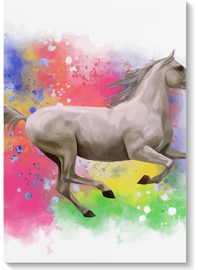 RYN Arabian Horse Wall Art Multicolour 40x60cm - Image 2