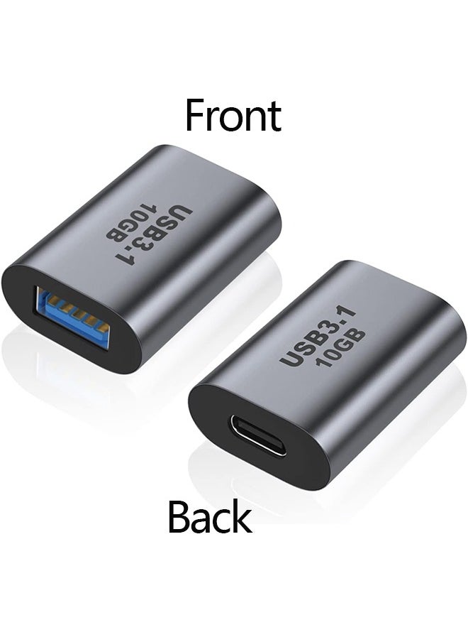 Ant USB3.1 Female to Adapter, 10Gbps USB 3.1 to Type-C Extension Converter Extender Connector Support Fast Charging for PC Laptop Charger Power Bank  - Image 1