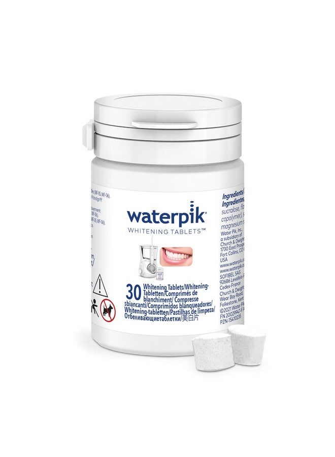 واتربيك أقراص Waterpik Fresh Mint Whitening Refill (30 قرصًا) - للاستخدام مع رأس Waterpik Boost أو جهاز Waterpik Whitening Water Flosser، قد تختلف العبوة، وزنها 30 غرامًا - Image 1