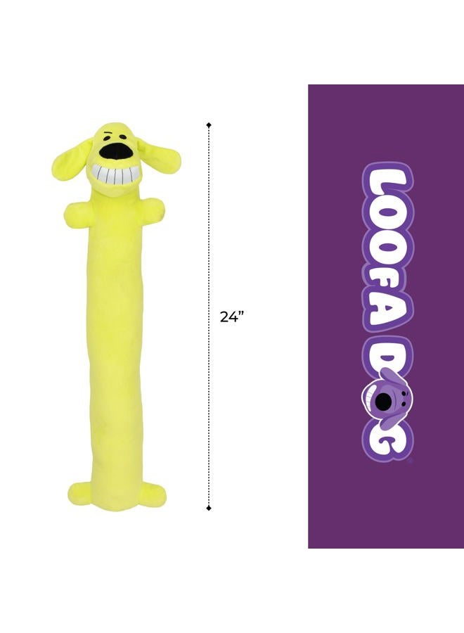 Multipet Original Loofa Jumbo Dog Toy in Assorted Colors, 24-Inch - Image 4