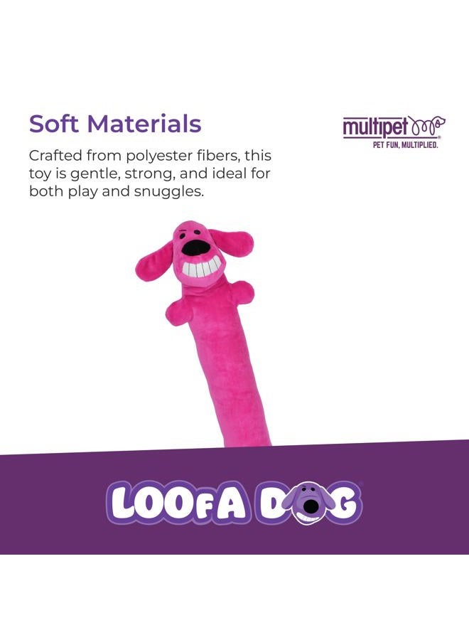 Multipet Original Loofa Jumbo Dog Toy in Assorted Colors, 24-Inch - Image 2