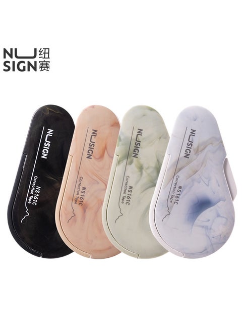 Deli NS161C Dust-Proof Correction Tape 5mm×6m with Auto-Retract Head & ABS Shell