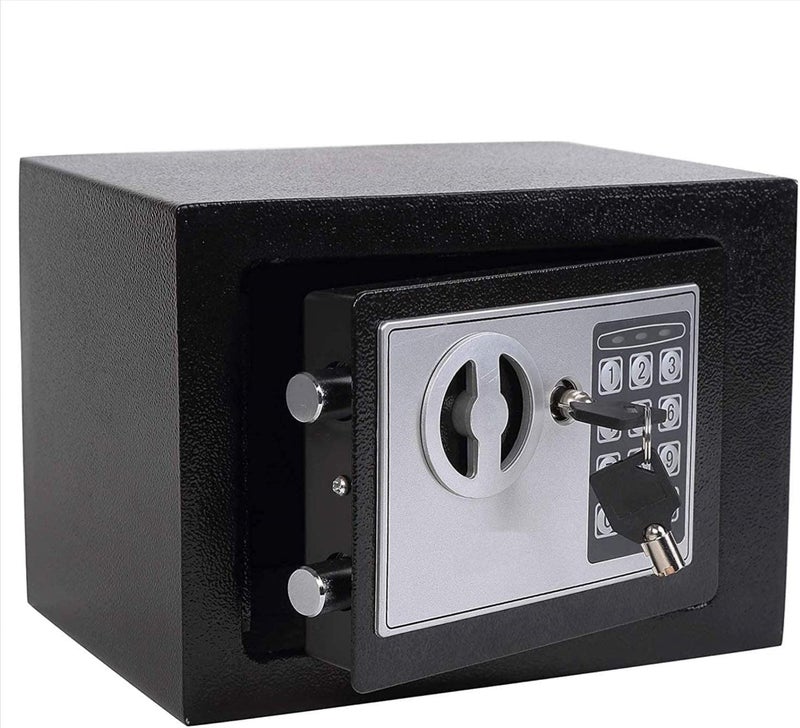 BESTOTTAM Digital safe with electonic keypad locker for Home 07 litres BLACK - Image 1