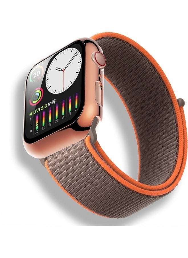 NIBEMINENT - unisex For Apple Watch Series 3, 2 And 1 Electroplated Pc Case + Tempered Film Integrated Protective Cover - Image 1
