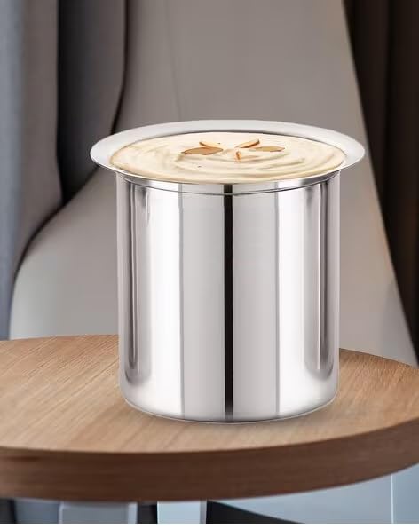 Bartan Star غونج عميق من الفولاذ المقاوم للصدأ من بارتان ستار للطهي والتقديم (6 لتر) - Image 5