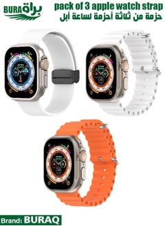 Apple Watch Band Strap For Apple Watch Ultra 2/Ultra 49mm, Series 10 46mm, 9/8/7 45mm, SE2/SE/6/5/4 44mm, 3/2/1 42mm