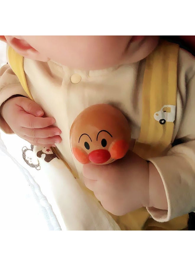 Bread Superman Newborn Hand Rattle Bread Superman Sand Hammer Soothing Toy 0-6 Month Baby Toy-Color:Small Sand Hammer + Five Stars - Image 2