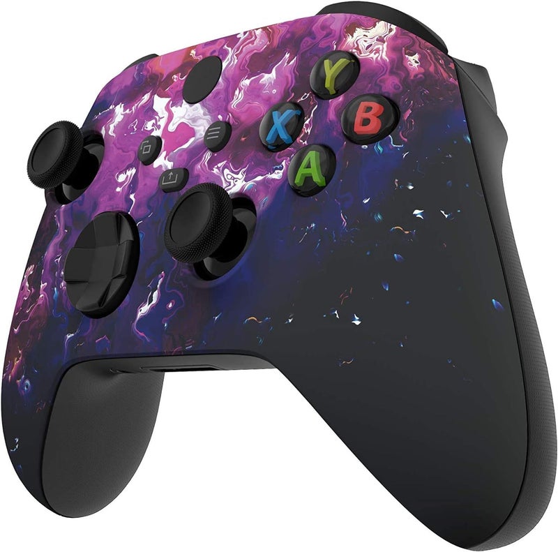 Premium Controllerz Store Custom Controller for Xbox Compatible with All Xbox Soft Shell for Comfort Grip (Purple Lava) - Image 4