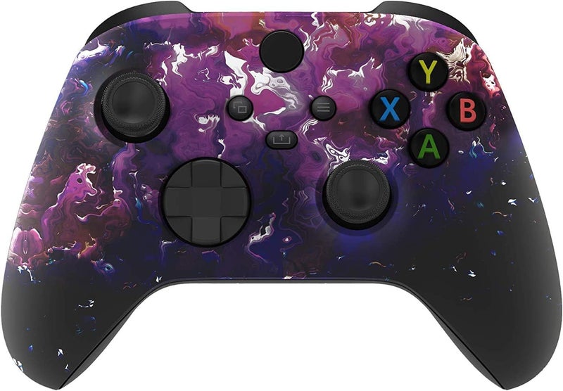 Premium Controllerz Store Custom Controller for Xbox Compatible with All Xbox Soft Shell for Comfort Grip (Purple Lava) - Image 2
