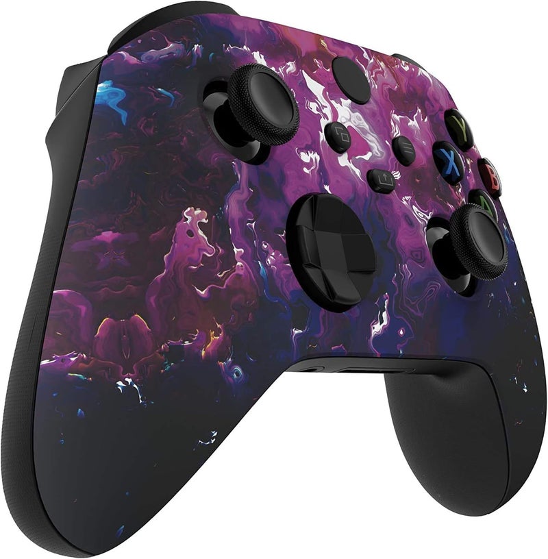 Premium Controllerz Store Custom Controller for Xbox Compatible with All Xbox Soft Shell for Comfort Grip (Purple Lava) - Image 3