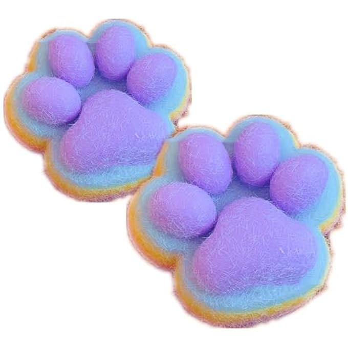 SHENGYI Stress Relief Toy Big Cat Paw Silicone Squeeze Fidget, Cute Sticky Kitty Paw Sensory Toy Stretchable Springy Fidget Squishy,Ultra Soft Decompression Venting Gadget For Adults Teenage - Image 1