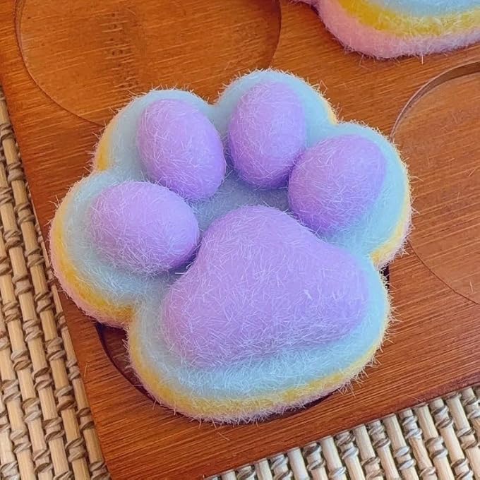 SHENGYI Stress Relief Toy Big Cat Paw Silicone Squeeze Fidget, Cute Sticky Kitty Paw Sensory Toy Stretchable Springy Fidget Squishy,Ultra Soft Decompression Venting Gadget For Adults Teenage - Image 2
