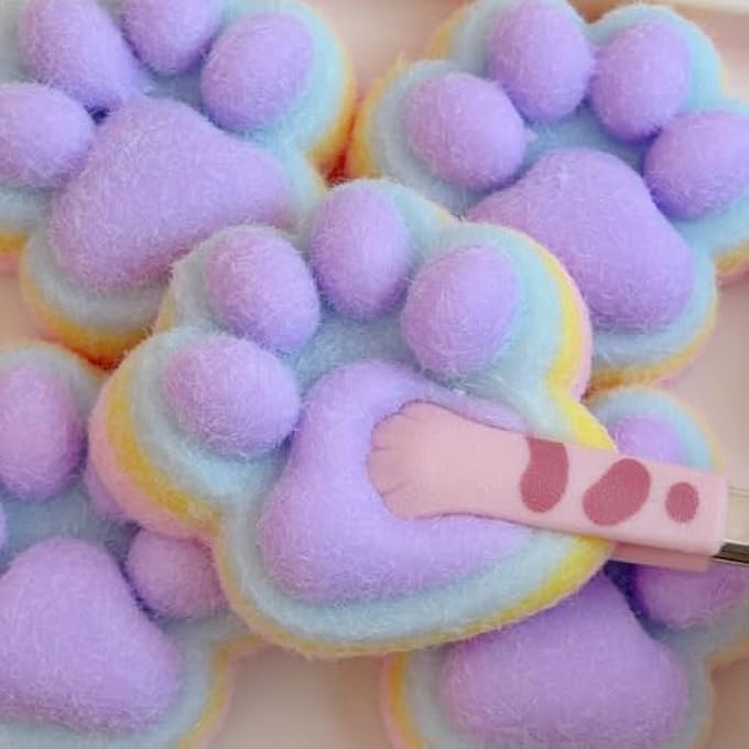 SHENGYI Stress Relief Toy Big Cat Paw Silicone Squeeze Fidget, Cute Sticky Kitty Paw Sensory Toy Stretchable Springy Fidget Squishy,Ultra Soft Decompression Venting Gadget For Adults Teenage - Image 3