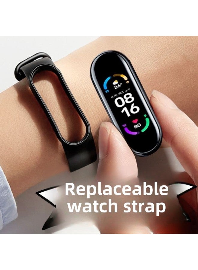 Multifunctional Smart Sports Bracelet Rechargeable Vibration Alarm Clock Running Pedometer Watch For Female High School Students For Android-Color:Very Good-looking [fashionable - Lotus Fans] With More Functions - Multifunctional Smart Version [basic Movement + Vibration Alarm Clock + Music Control]  - Image 5