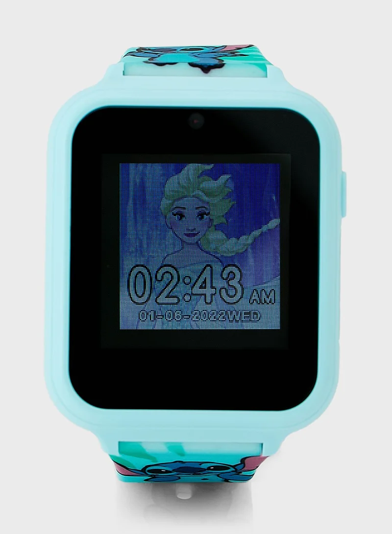 STITCH Stitch Girls Smart Watch Blue Silicone Strap, LAS4027