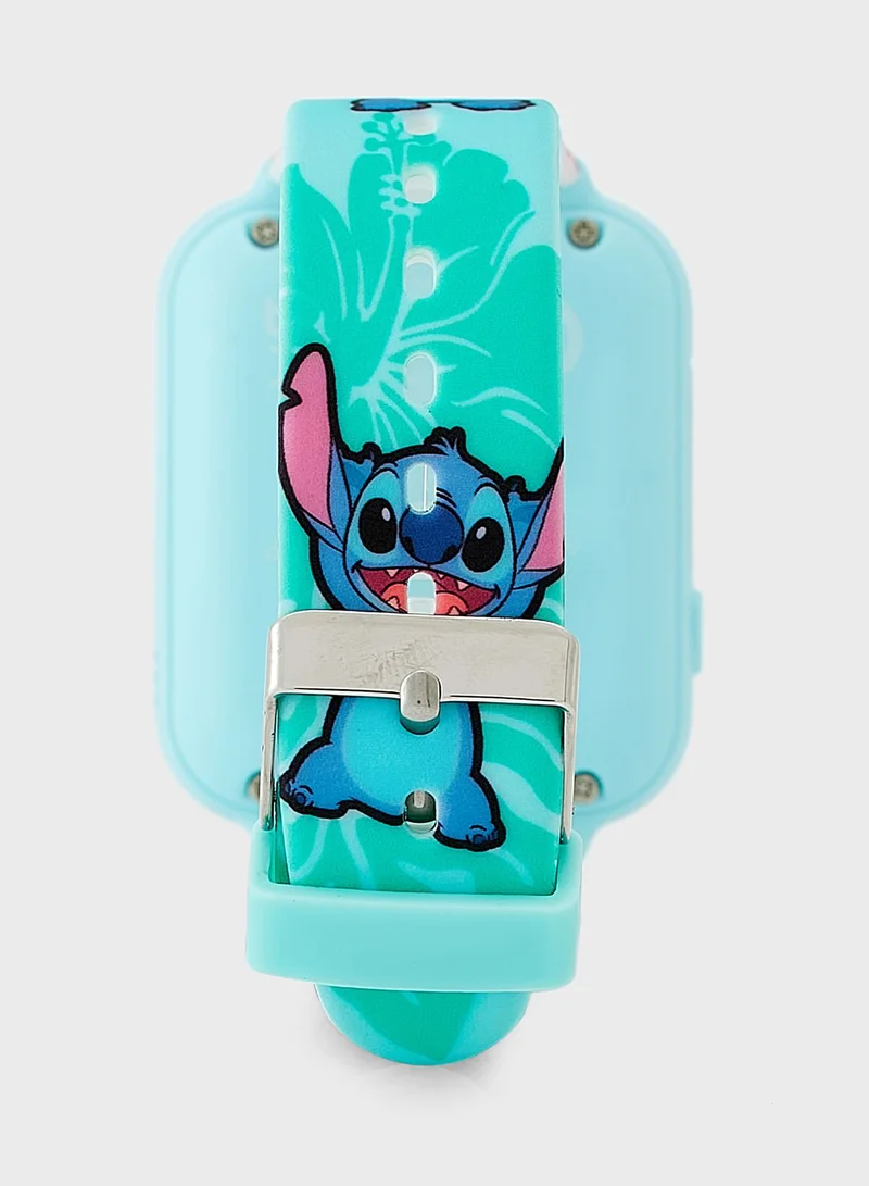STITCH Stitch Girls Smart Watch Blue Silicone Strap, LAS4027