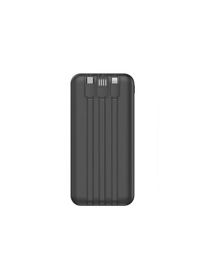 Philips 10000mAh Fast Charging Power Bank (DLP1922CB/00) – USB-A & USB-C Output, Dual Port, LED Indicator – Black - Image 3