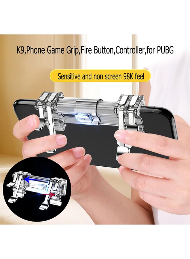 K9 Mobile Phone Game Grip Fire on Controller Joystick Gamepad for PUBG - Image 2