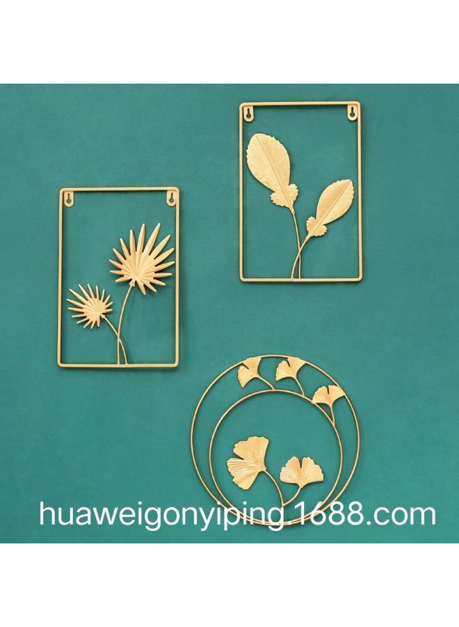 Bluejw Modern Minimalist Living Room Metal Box Iron Art Home Hanging Decoration Living Room Wall Light Luxury Pendant Wedding Layout - Image 2