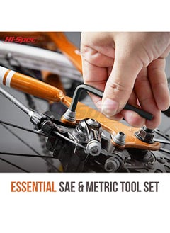 Hi-Spec Hi-Spec 30pc Imperial & Metric Hex Allen Key Wrench Folding Set with Small & Large Sizes. Includes Mini 0.035” Up to Long 10mm  - Image 5