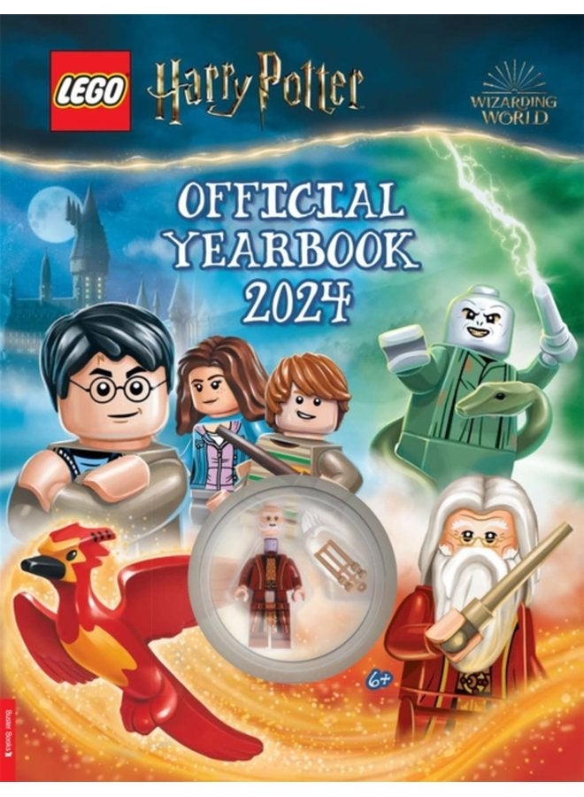 كتاب السنة الرسمي LEGO هاري بوتر 2024 مع شخصية ألبس دمبلدور - غلاف صلب