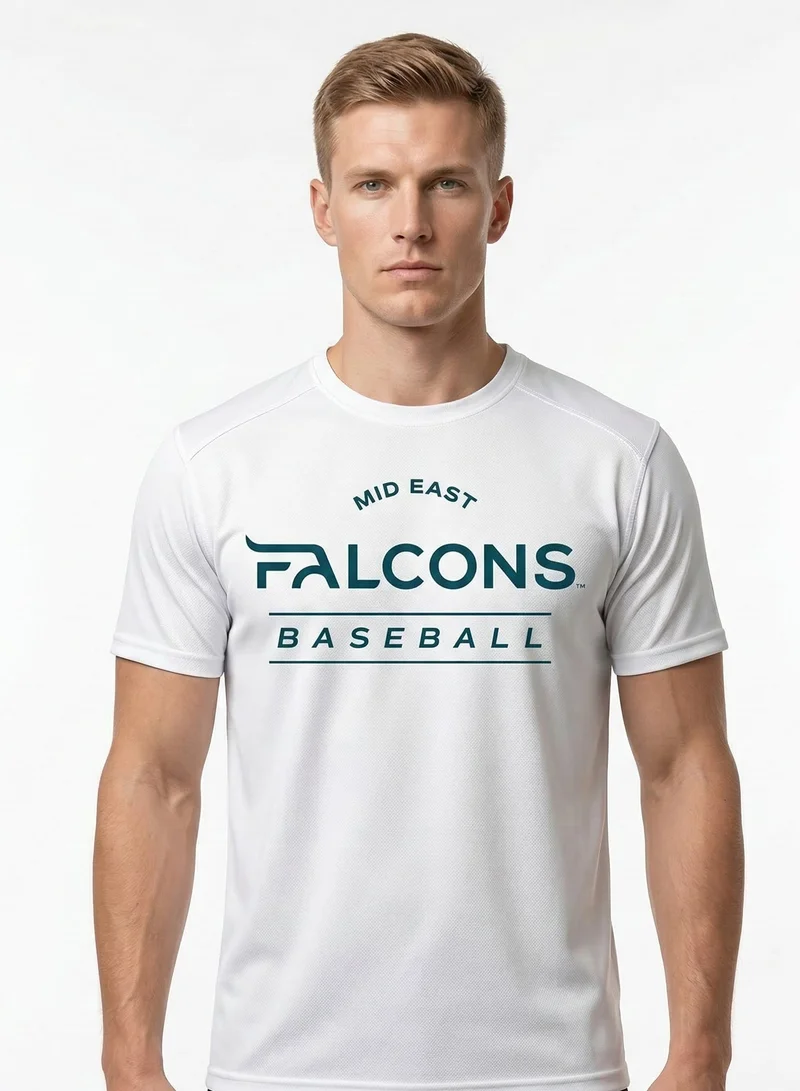 البيسبول يونايتد تيشيرت غرفة ملابس الصقور الشرق أوسطية للرجال