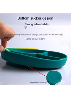 Bluejw Silicone Baby Feeding Set Toddler Divider Bowl With Suction Bpa Free Baby Tableware Set  - Image 2