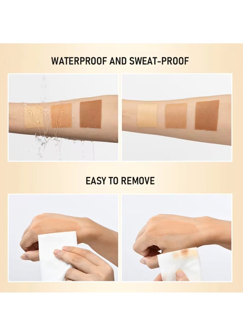 lakerain - 118ml Airbrush Leg Effect Leg Makeup Moisturize Light Leg Makeup Waterproof No Transfer Long Lasting Leg Skin Makeup Cover Cover Leg Scar Varicose Veins and Tattoo Cover Up Makeup Cream Bronze 03 - Image 1