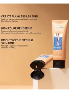 lakerain 118ml Airbrush Leg Effect Leg Makeup Moisturize Light Leg Makeup Waterproof No Transfer Long Lasting Leg Skin Makeup Cover Cover Leg Scar Varicose Veins and Tattoo Cover Up Makeup Cream Bronze 03  - Image 3