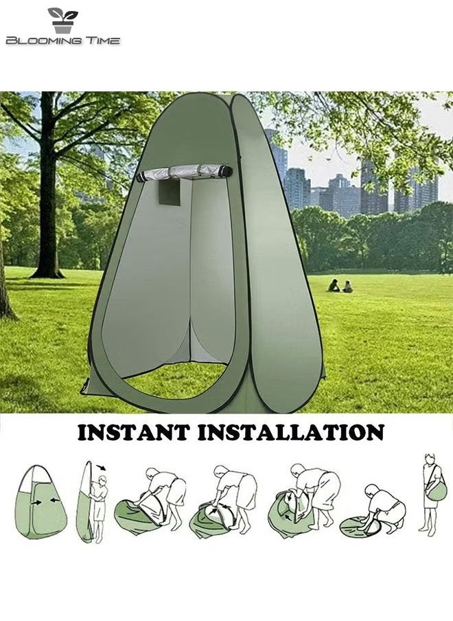 BLOOMING TIME Portable Outdoor Pop-Up Changing Room Tent, Strong Privacy, Shade, Camping, Convenient And Portable,Green  - Image 2