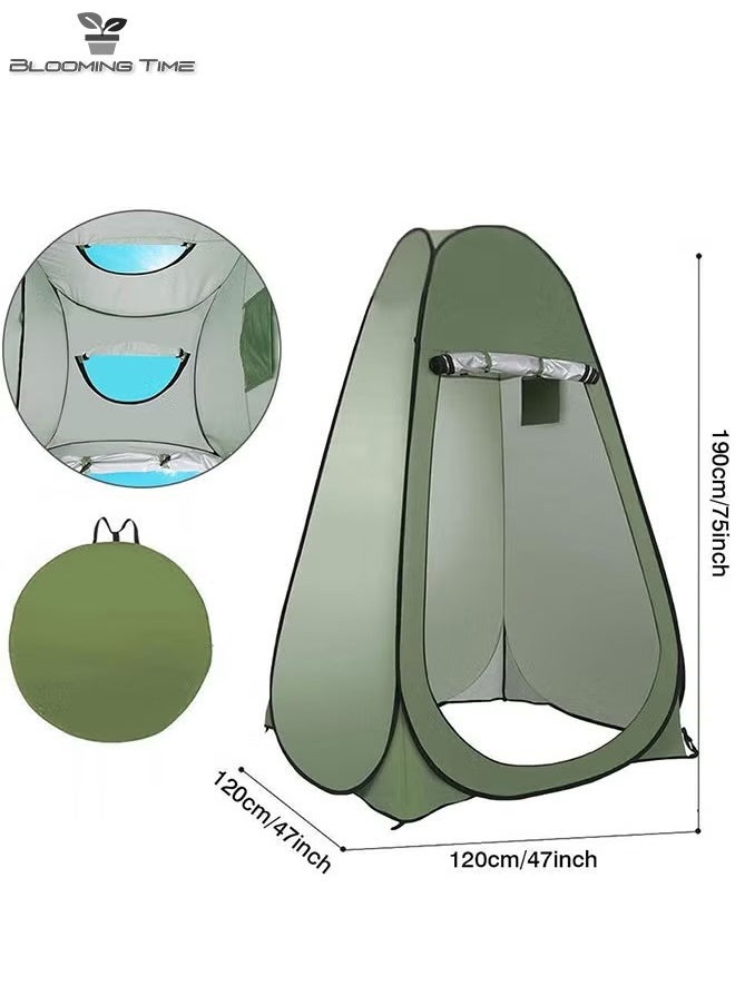 BLOOMING TIME Portable Outdoor Pop-Up Changing Room Tent, Strong Privacy, Shade, Camping, Convenient And Portable,Green  - Image 3