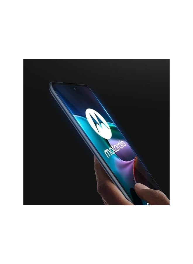 PROMASS 10D Tempered Glass Screen Protector, Designed for Moto Edge 30, Medium Alumina Glass Film Full Glue HD Clear Phone Screen Protector - Black (1-Pack) - Image 3
