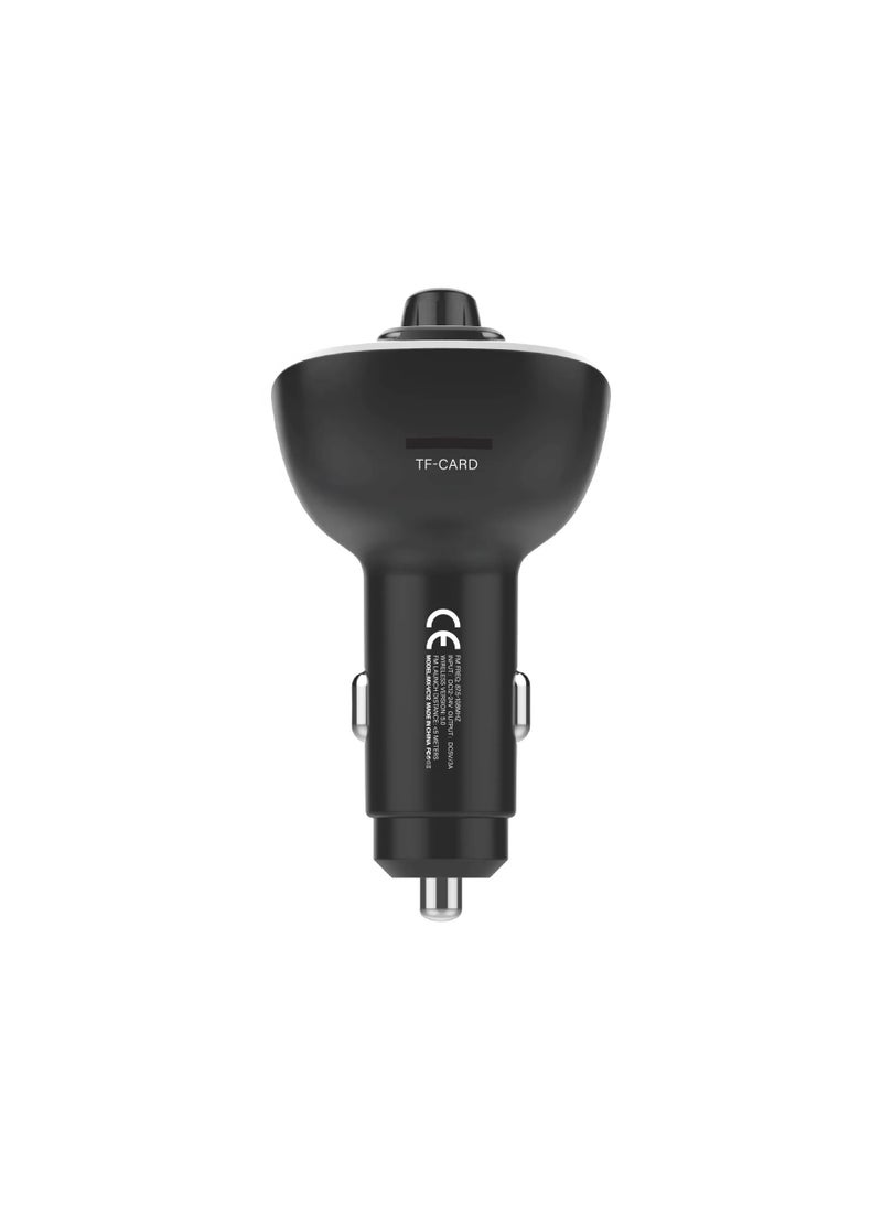 MOXOM MX-VC12 Wireless Car Charger MP3 PPS Quick Charging Car Adapter Bluetooth Converter for Car Stereo Black  - Image 4