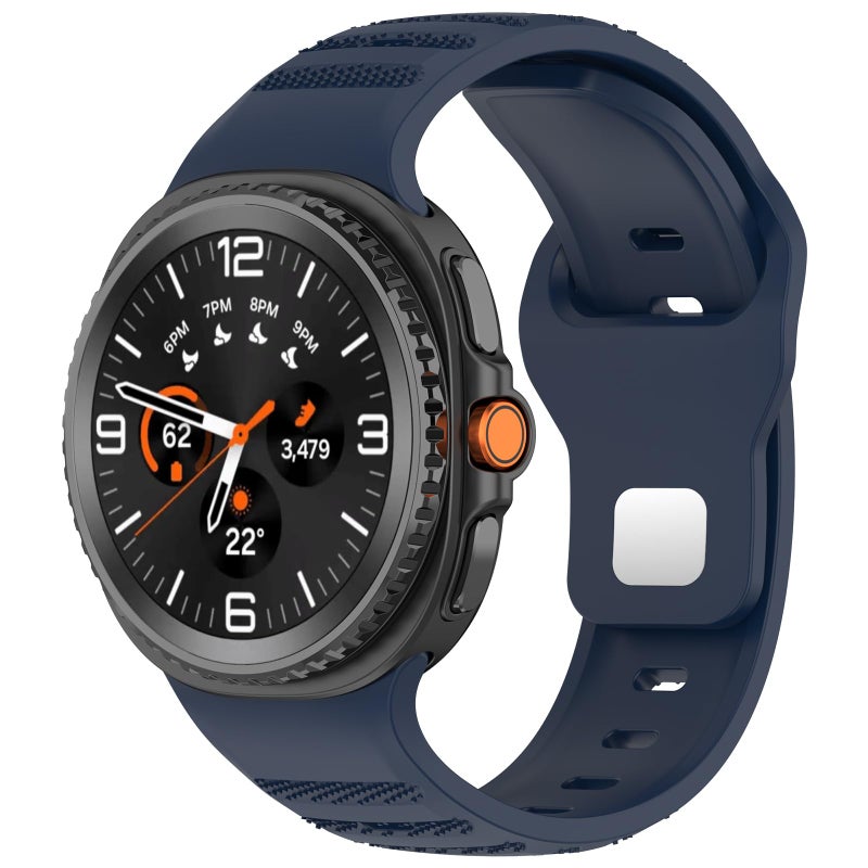 Dado Textured Silicone Strap Compatible with Samsung Galaxy Watch 8/8 Classic 40mm 44mm, Anti-Slip Sport Band - Image 1