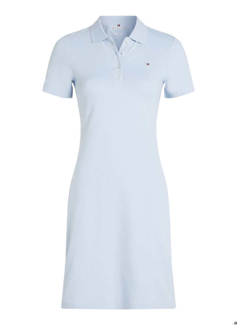 Women's 1985 Collection Mini Polo Dress - Cotton, Blue - pzsku/ZB5CE582DE5B8DA833879Z/45/_/1738050739/b895220f-a214-4f9e-b0ea-2b69555ef384